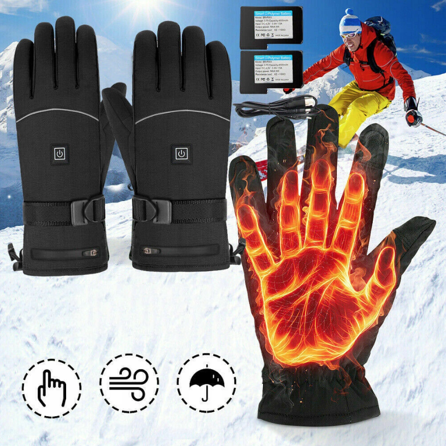 zimné elektrické vyhrievané rukavice